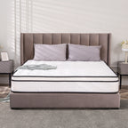 Single Bed Mattress, Hybrid Double Mattress With Bonnell Coil, High Density Foam Mattress, Boxed, Single Bed, Medium Soft, Stress Reliever