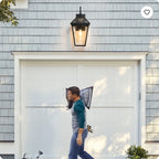 Pack Outdoor Wall Lantern Light  Modern Black Metal & Clear Glass Sconce For Porch, Patio, And Garden Lighting Bulb Not Included