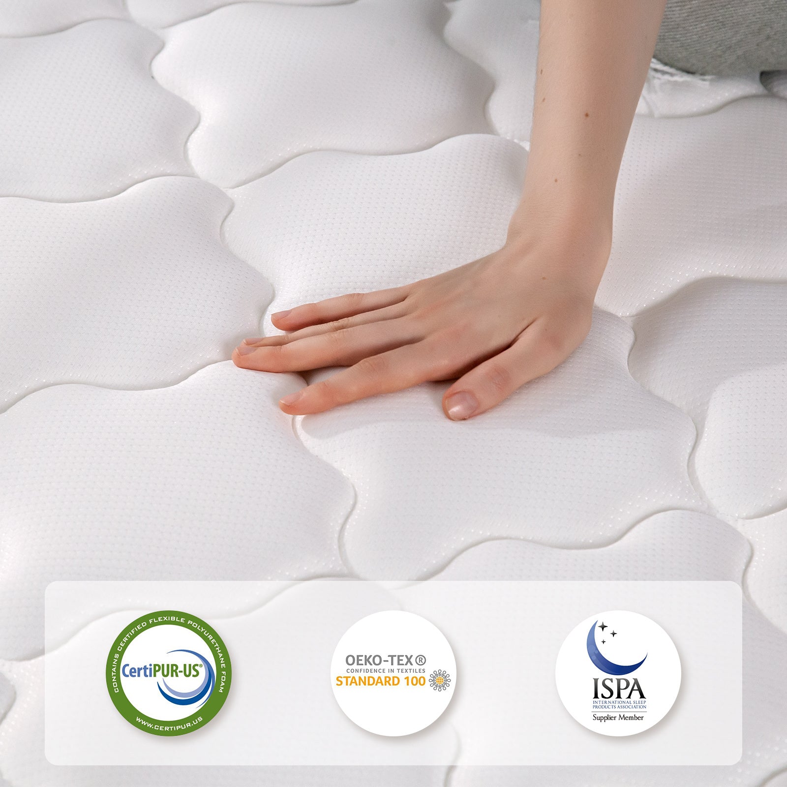 Single Bed Mattress, Hybrid Double Mattress With Bonnell Coil, High Density Foam Mattress, Boxed, Single Bed, Medium Soft, Stress Reliever