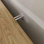 Storage Cabinet with 3 Doors, Wood Sideboard Buffet Storage with Adjustable Shelf, Anti-tip Kit Accent Cabinet for Living