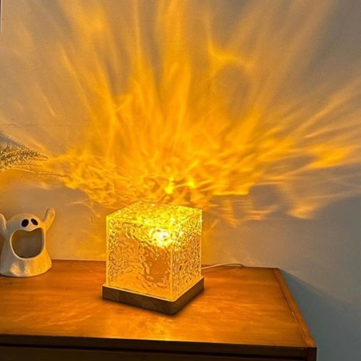 Ambient Light Water Ripple Night Light Acrylic Home Decoration