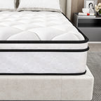 Single Bed Mattress, Hybrid Double Mattress With Bonnell Coil, High Density Foam Mattress, Boxed, Single Bed, Medium Soft, Stress Reliever