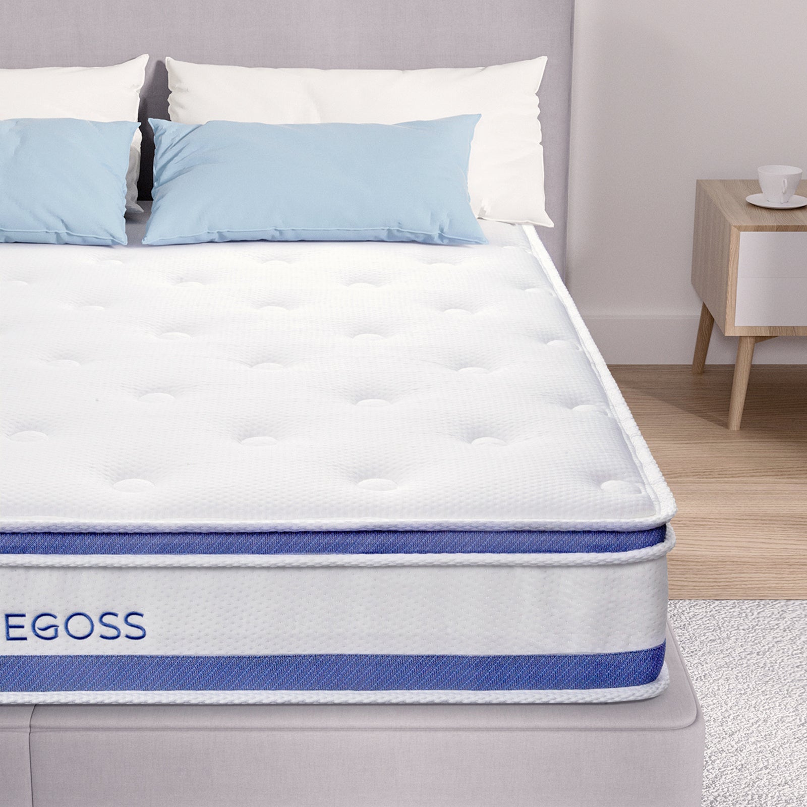Single Bed Mattress,  Hybrid Double Bed Mattress, Single Bed Mattress With Individual Pocket Springs, Boxed Plush Foam Mattress, Medium Soft, Sports Isolation Pressure