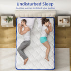 Single Bed Mattress, Single Bed Hybrid Mattress, Boxed, Medium Firm Memory Foam And Spring Mattress, Stress Relief And Motion Isolation, Fiberglass Mattress, CertiPUR-US Certifie